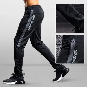 Men's Sport Pants - Running Pants With Zipper Pockets, Soccer Training Jogging Sports Trousers, Fitness Football Leggings Sweatpants
