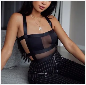 Mesh Transparent Bodysuit