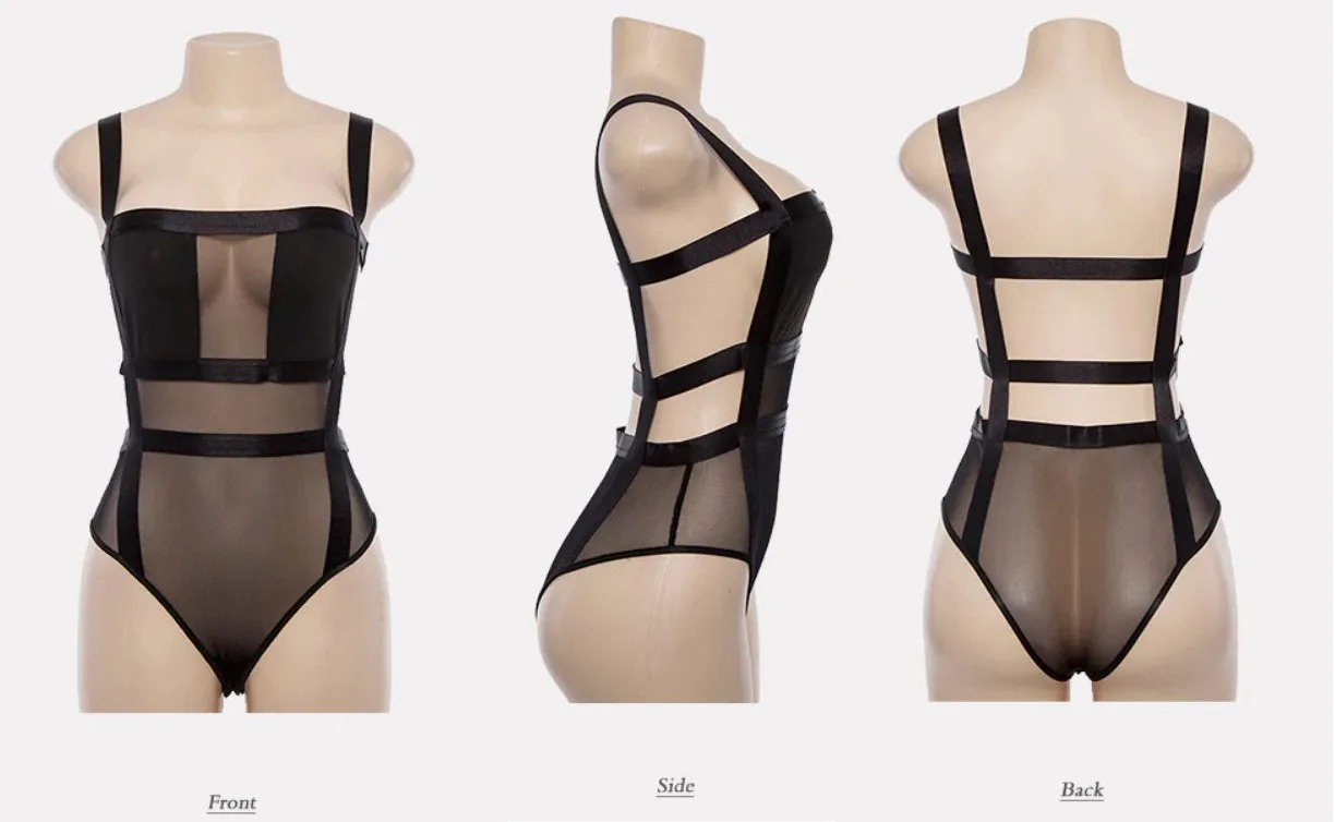 Mesh Transparent Bodysuit
