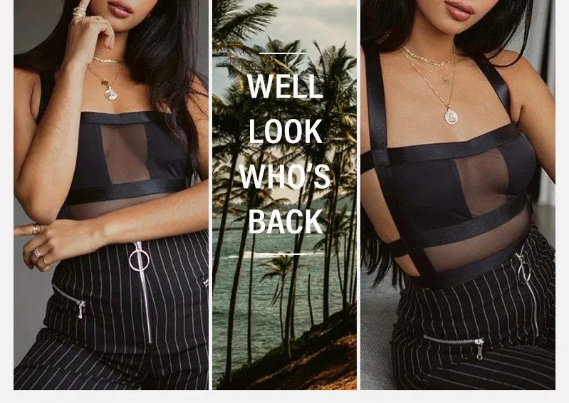 Mesh Transparent Bodysuit