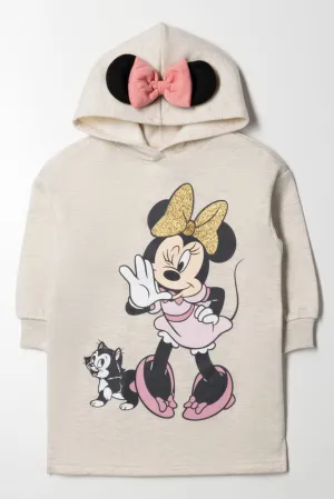 Minnie Mouse Sweat Dress Neutral
