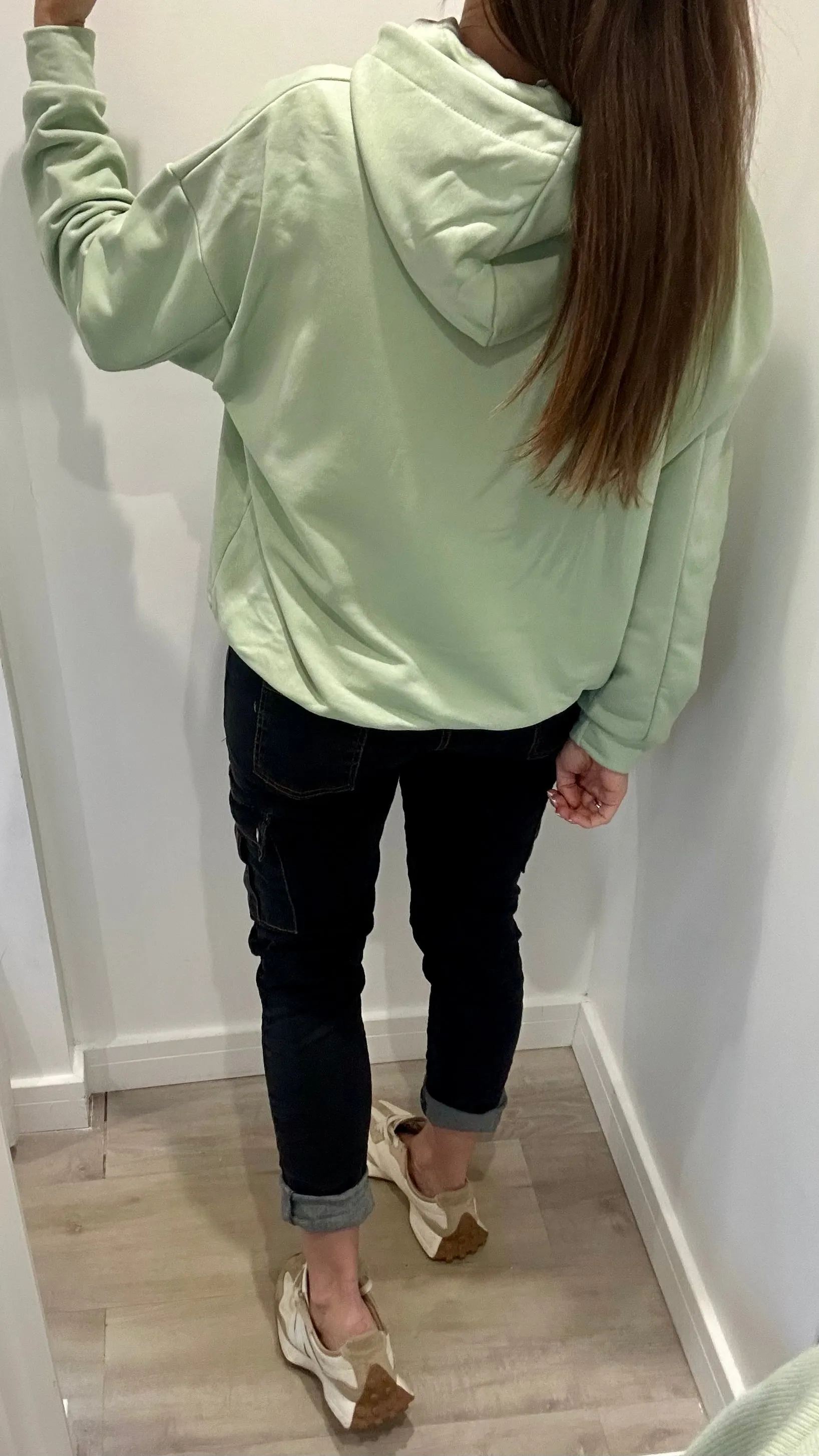 MINT GREEN GOOD VIBES HOODIE