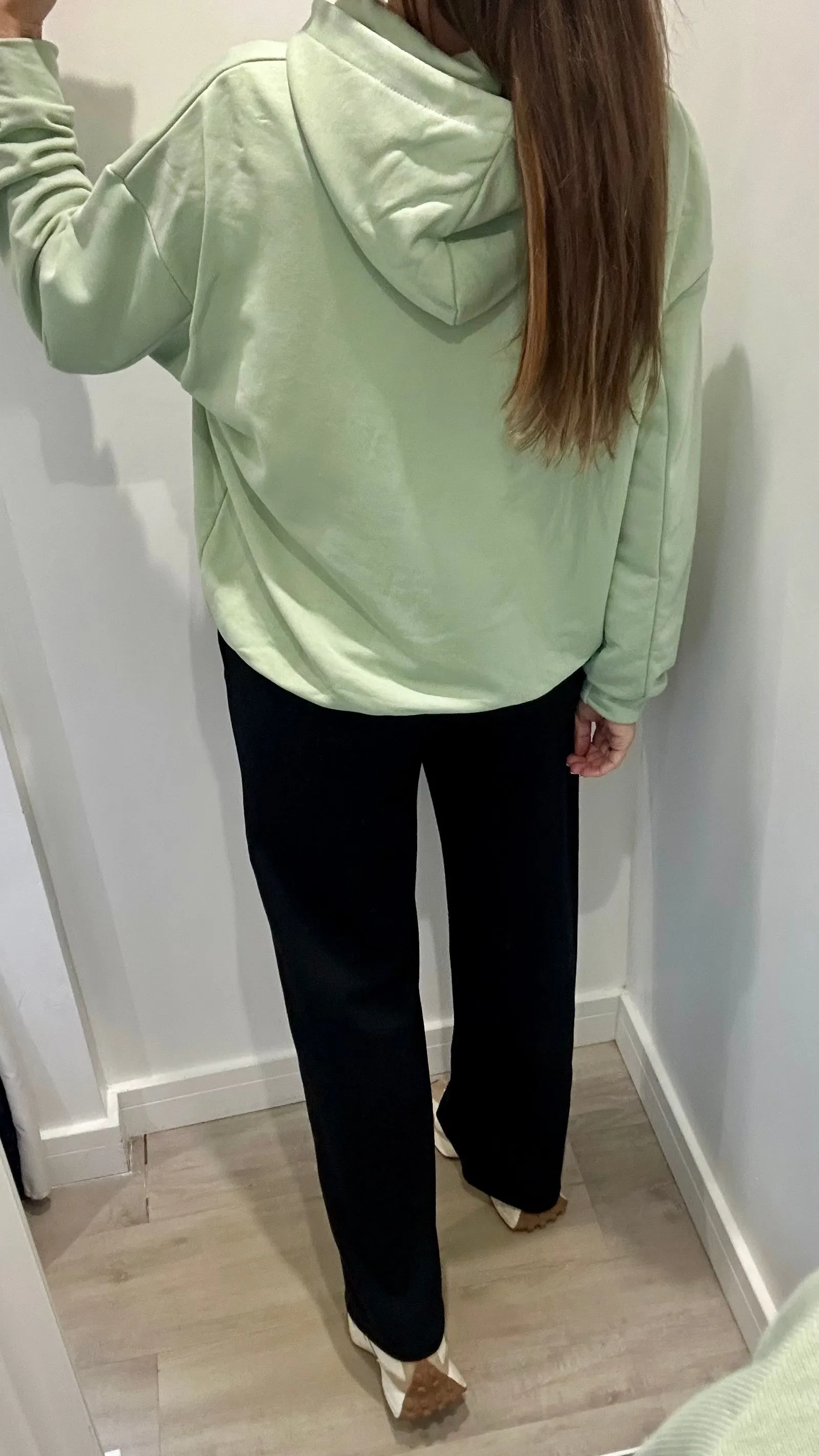 MINT GREEN GOOD VIBES HOODIE
