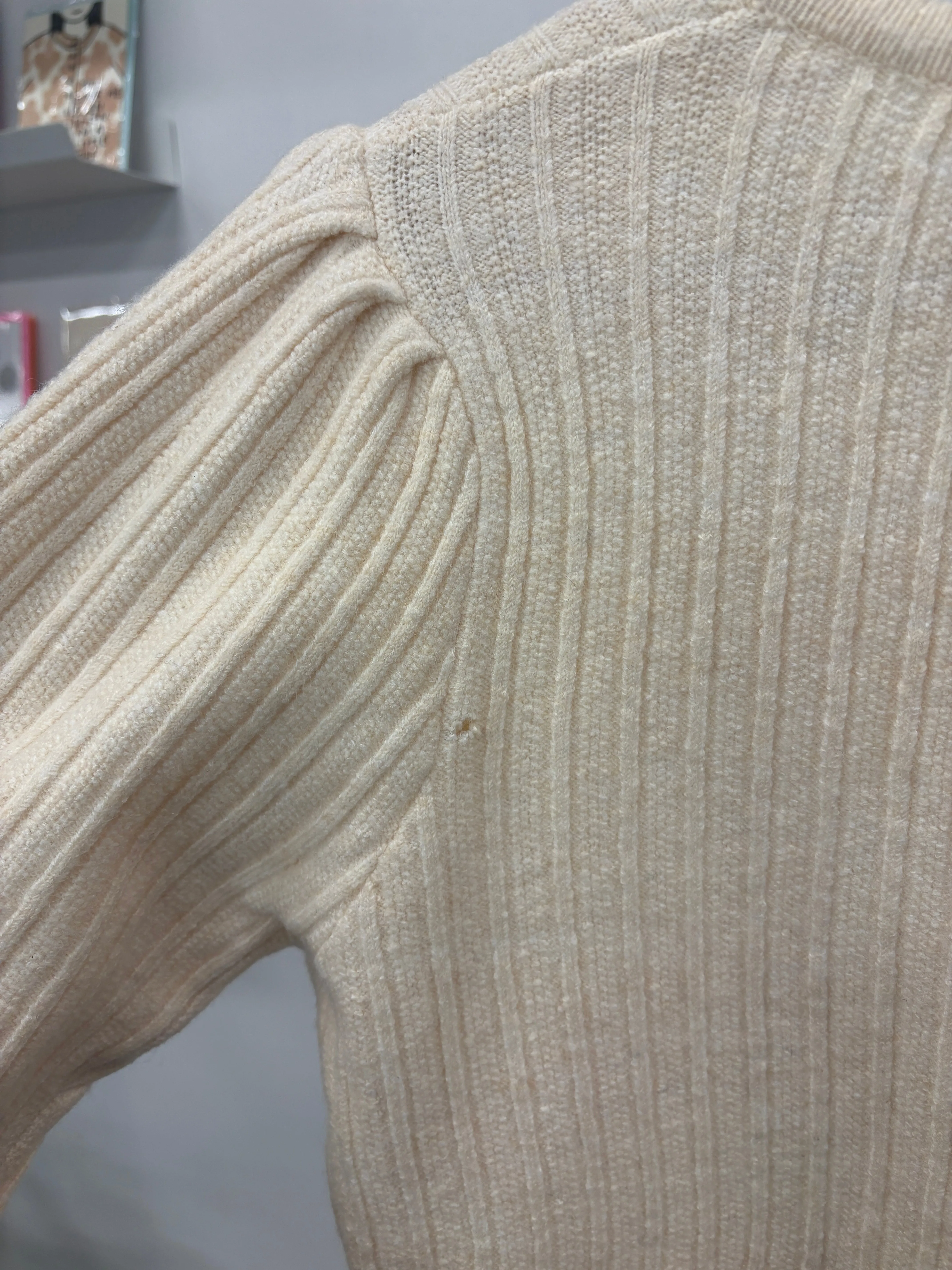MISFIT ITEM - The Reed Cardi by Heartloom - Ivory // Size L