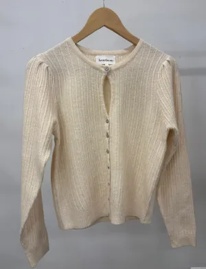 MISFIT ITEM - The Reed Cardi by Heartloom - Ivory // Size L
