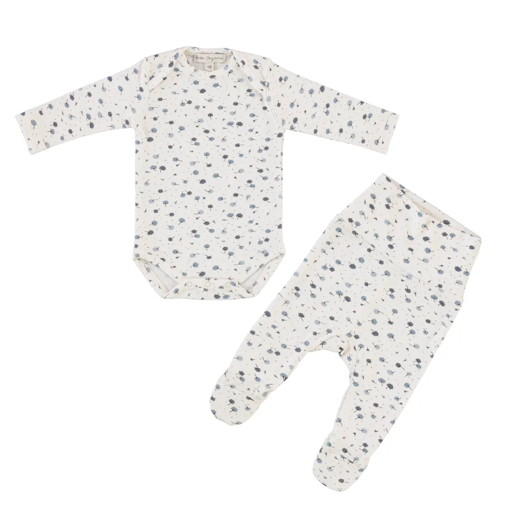 Morgan Onesie & Footed Leggings Set | Twilight