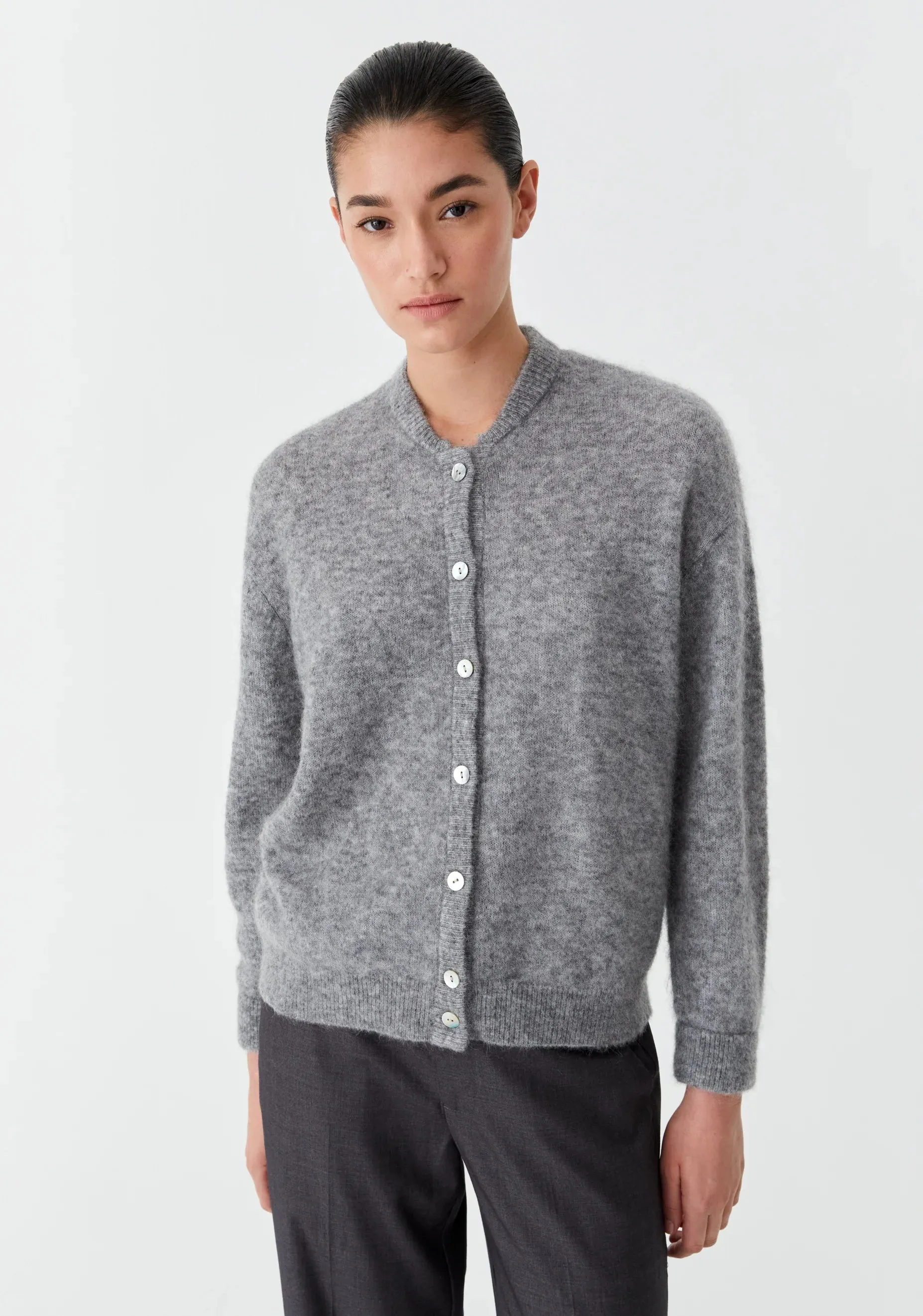 Morrison II VANCE Knit Cardigan - grey