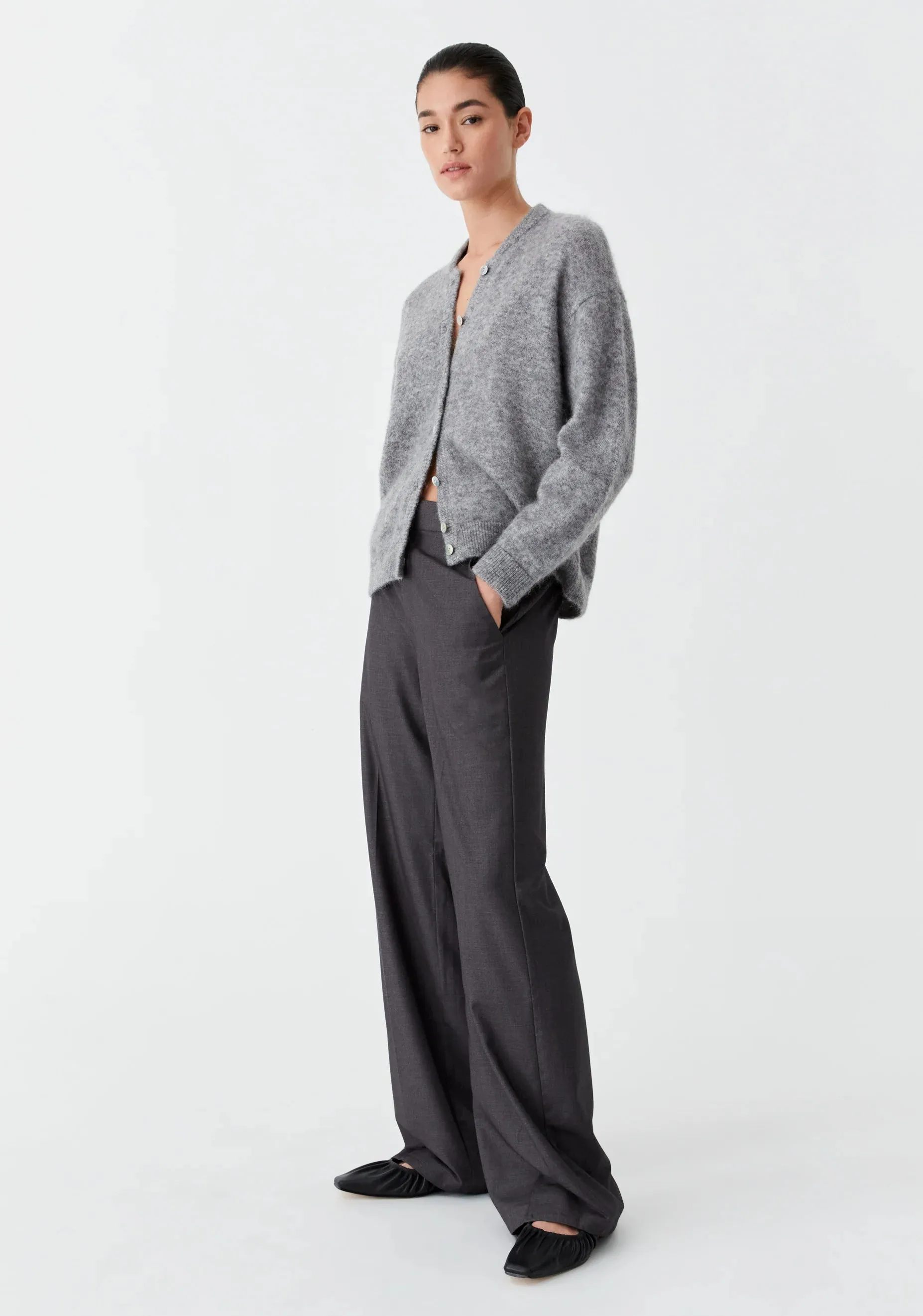 Morrison II VANCE Knit Cardigan - grey