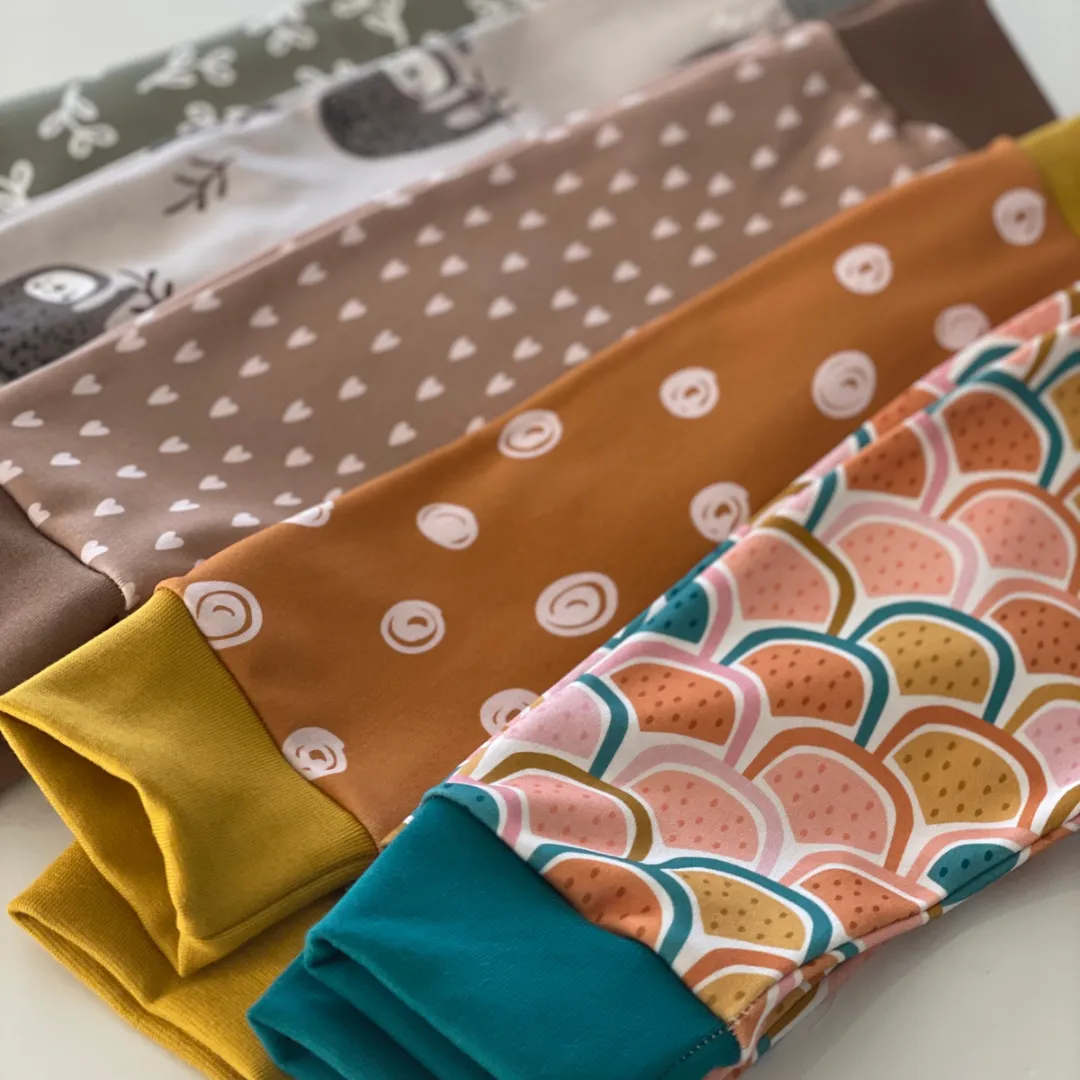 Mustard Swirls Harems (0-3m)