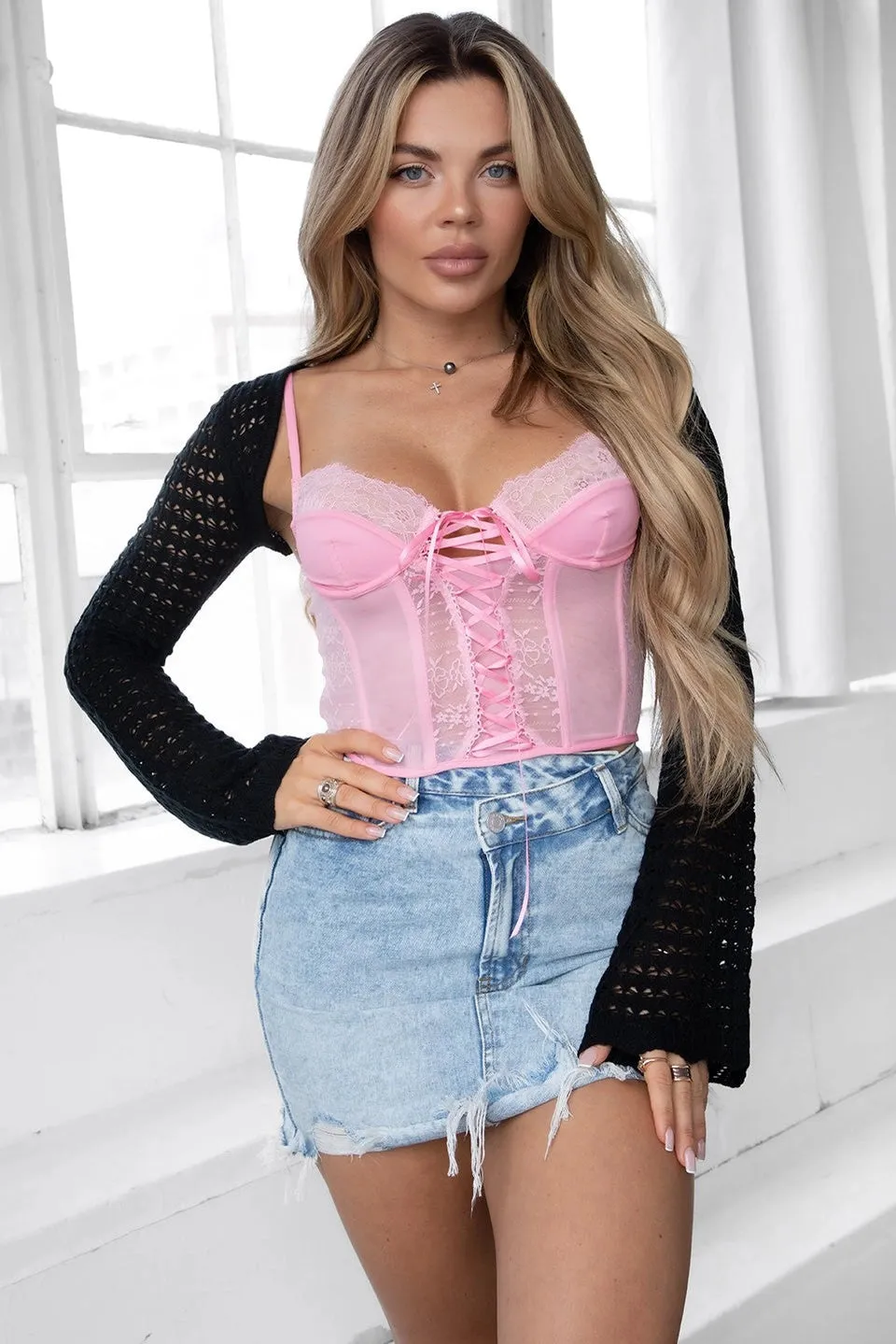 Natasha Knit Bolero Cardigan