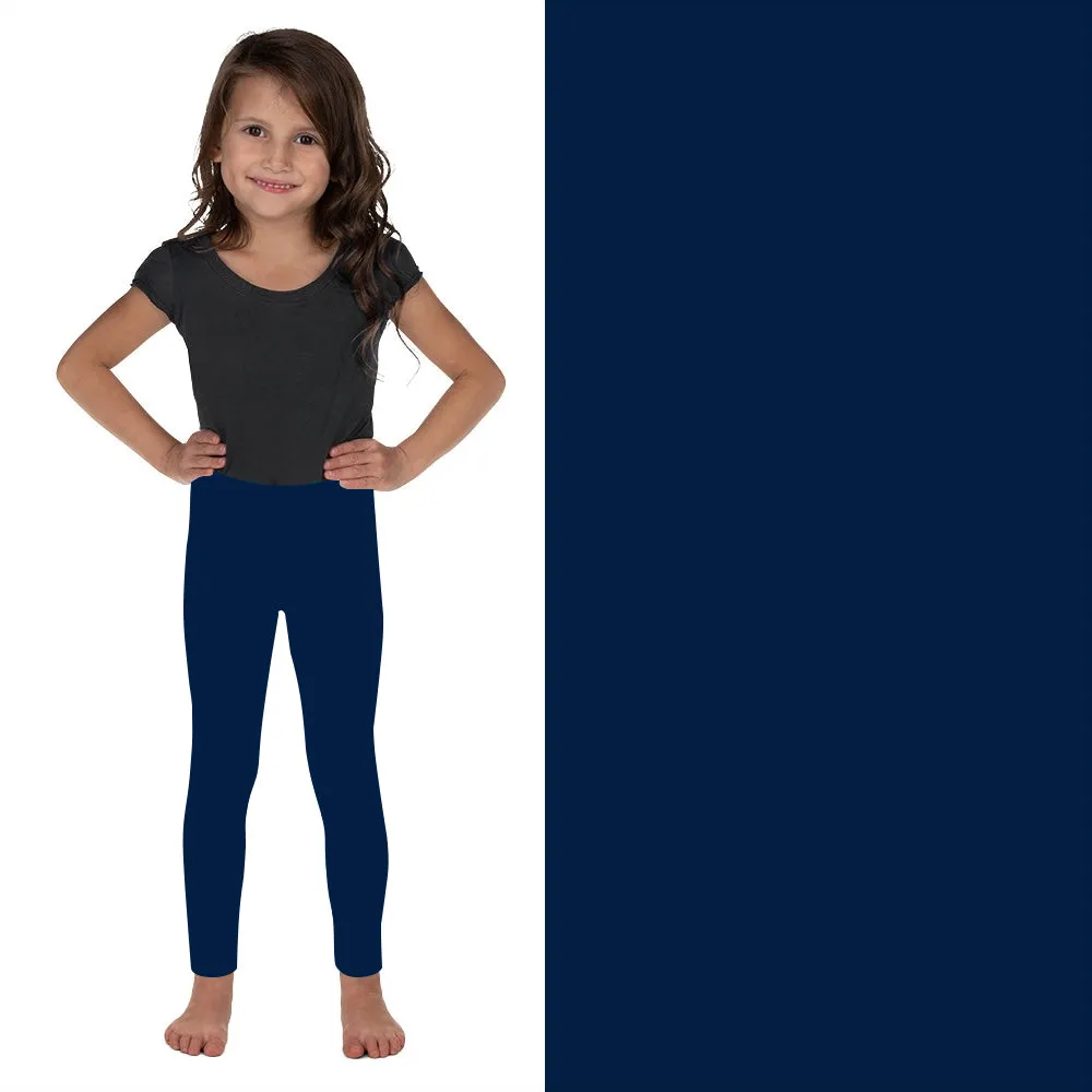 Navy Super Soft Kids Leggings