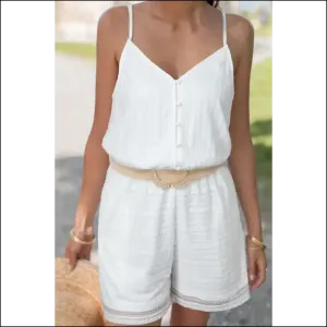 Needful Things: Elegant White Lace Rompers  💀 so Fetch!