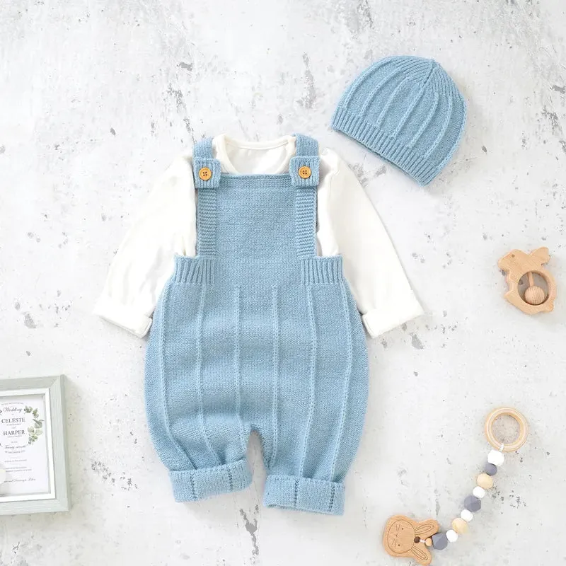 Newborn Baby Fashion Solid Sleeveless  Rompers
