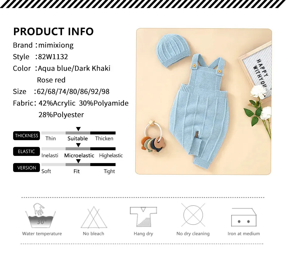 Newborn Baby Fashion Solid Sleeveless  Rompers