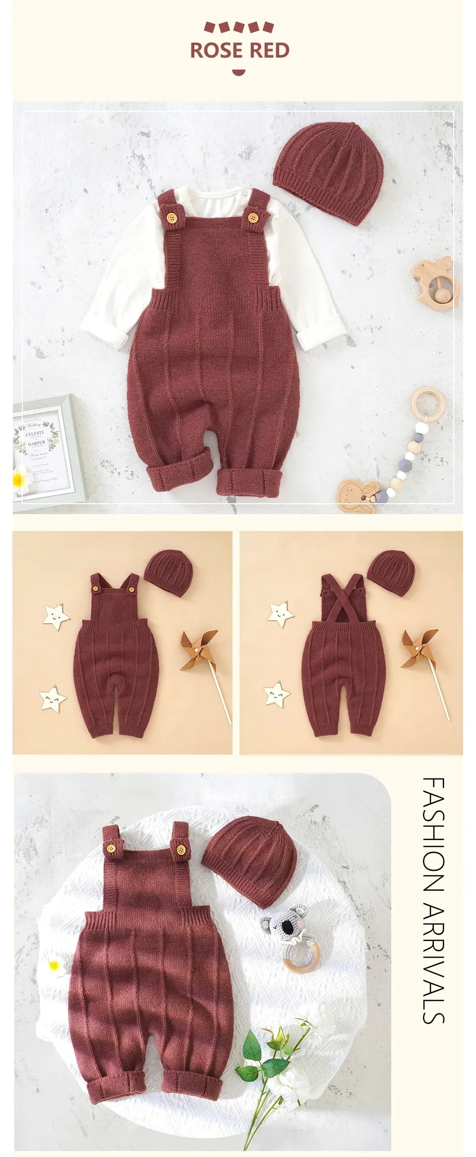 Newborn Baby Fashion Solid Sleeveless  Rompers