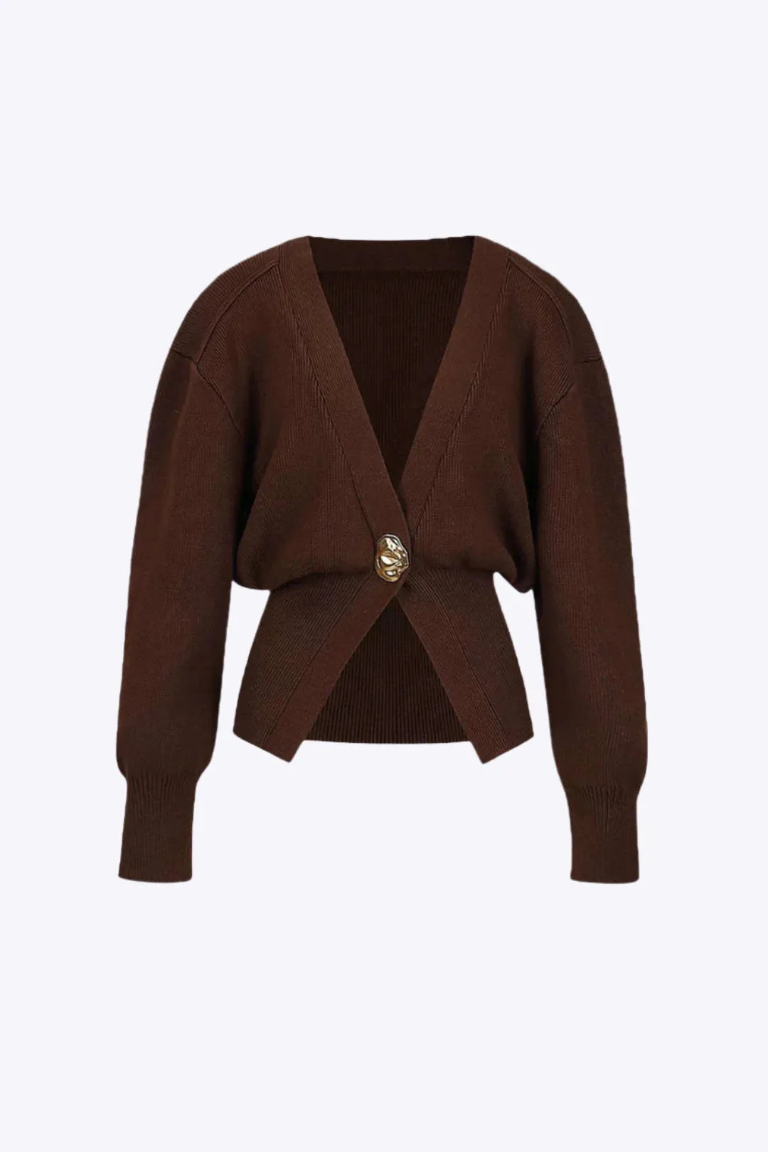 Nikki - Elegant V neck Design Woman's Sweater Cardigan