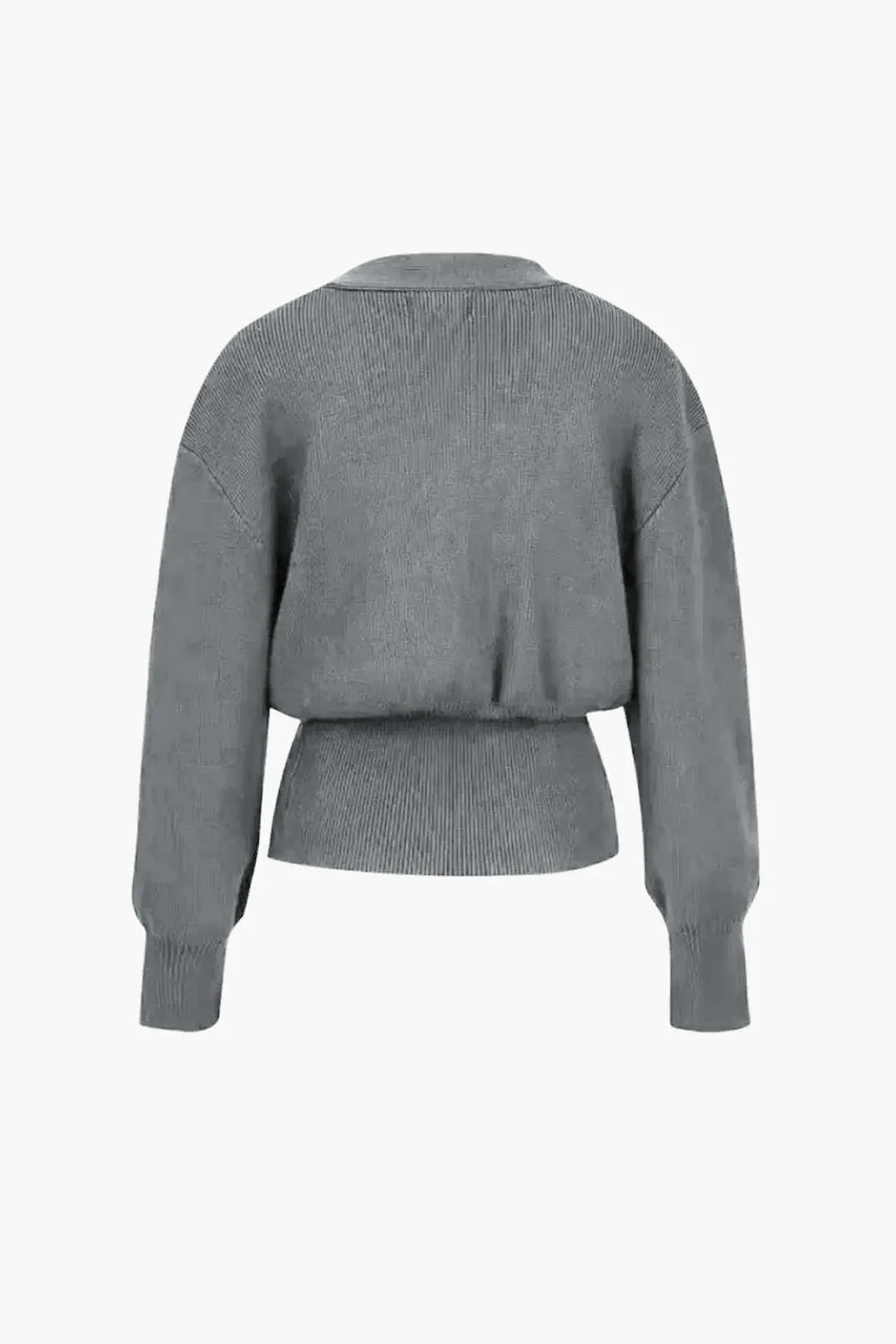 Nikki - Elegant V neck Design Woman's Sweater Cardigan
