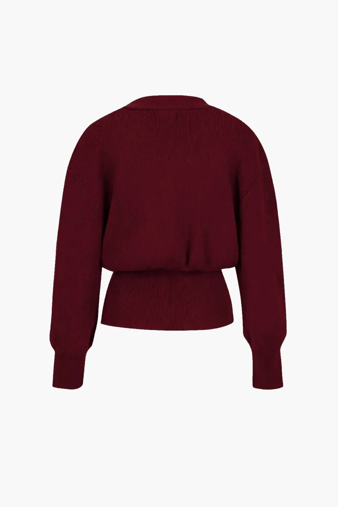 Nikki - Elegant V neck Design Woman's Sweater Cardigan