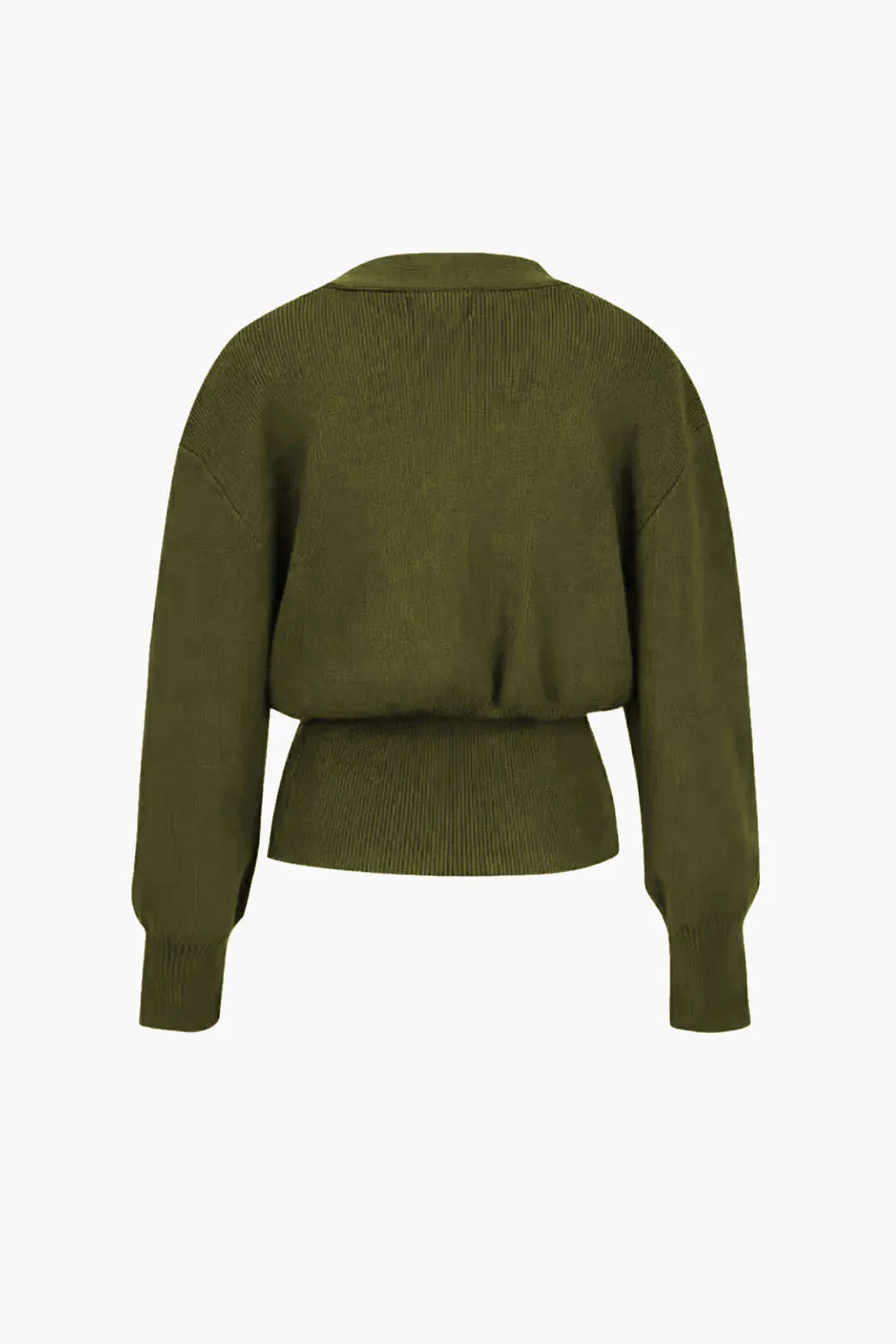 Nikki - Elegant V neck Design Woman's Sweater Cardigan