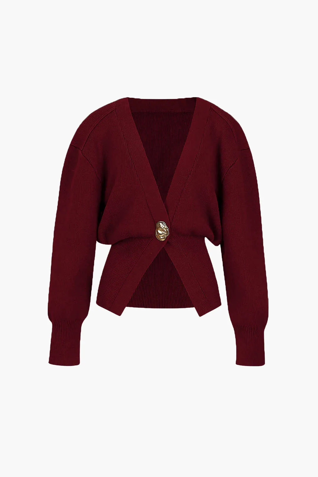 Nikki - Elegant V neck Design Woman's Sweater Cardigan