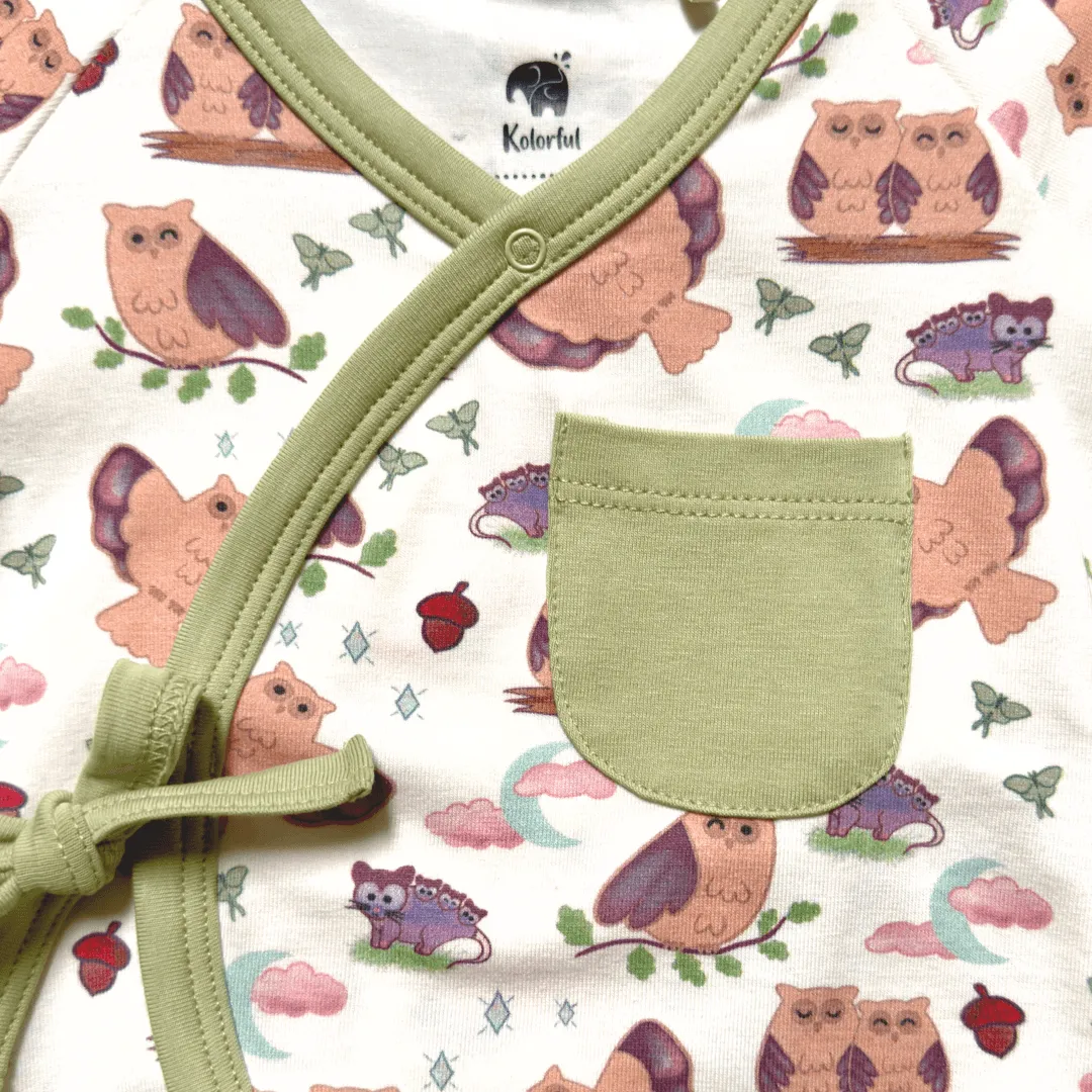 Nocturnal Kimono Shorty | Organic Pima Cotton
