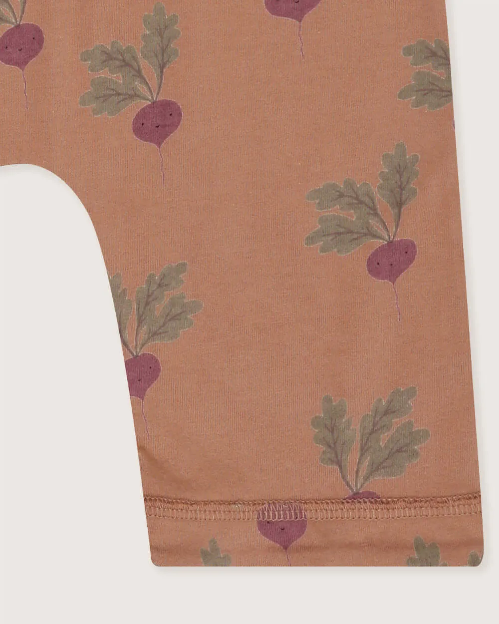 Orange Beetroot Print Jumpsuit