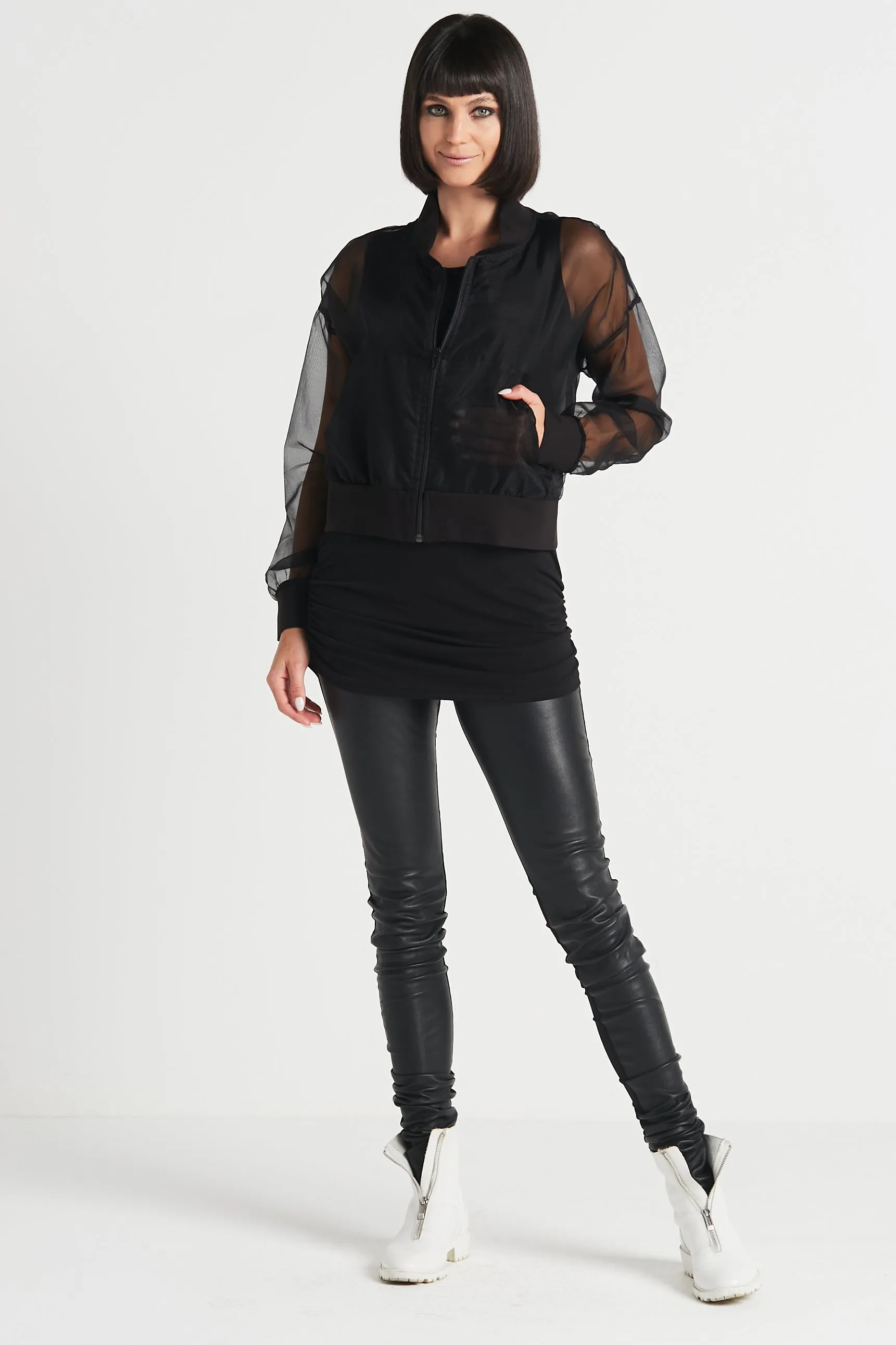 Organza Baseball Jacket
