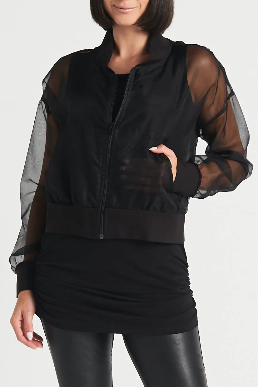 Organza Baseball Jacket