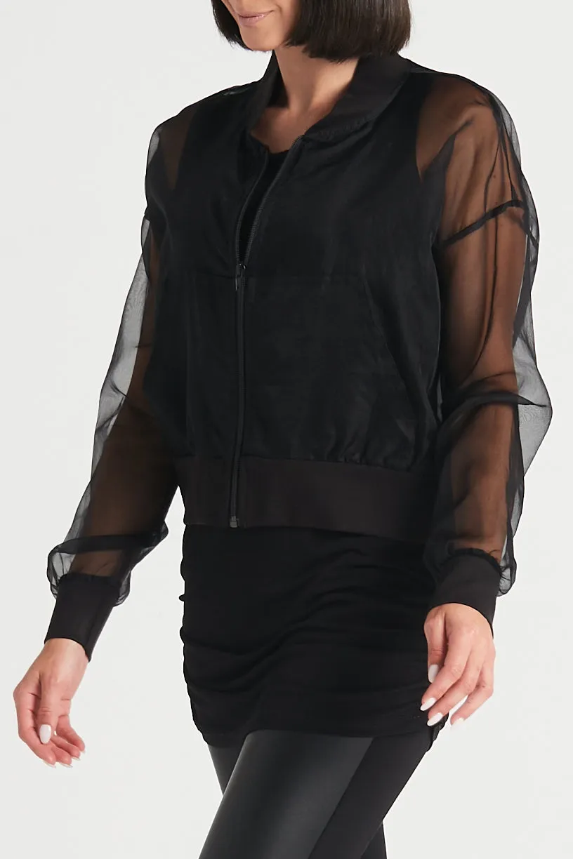 Organza Baseball Jacket