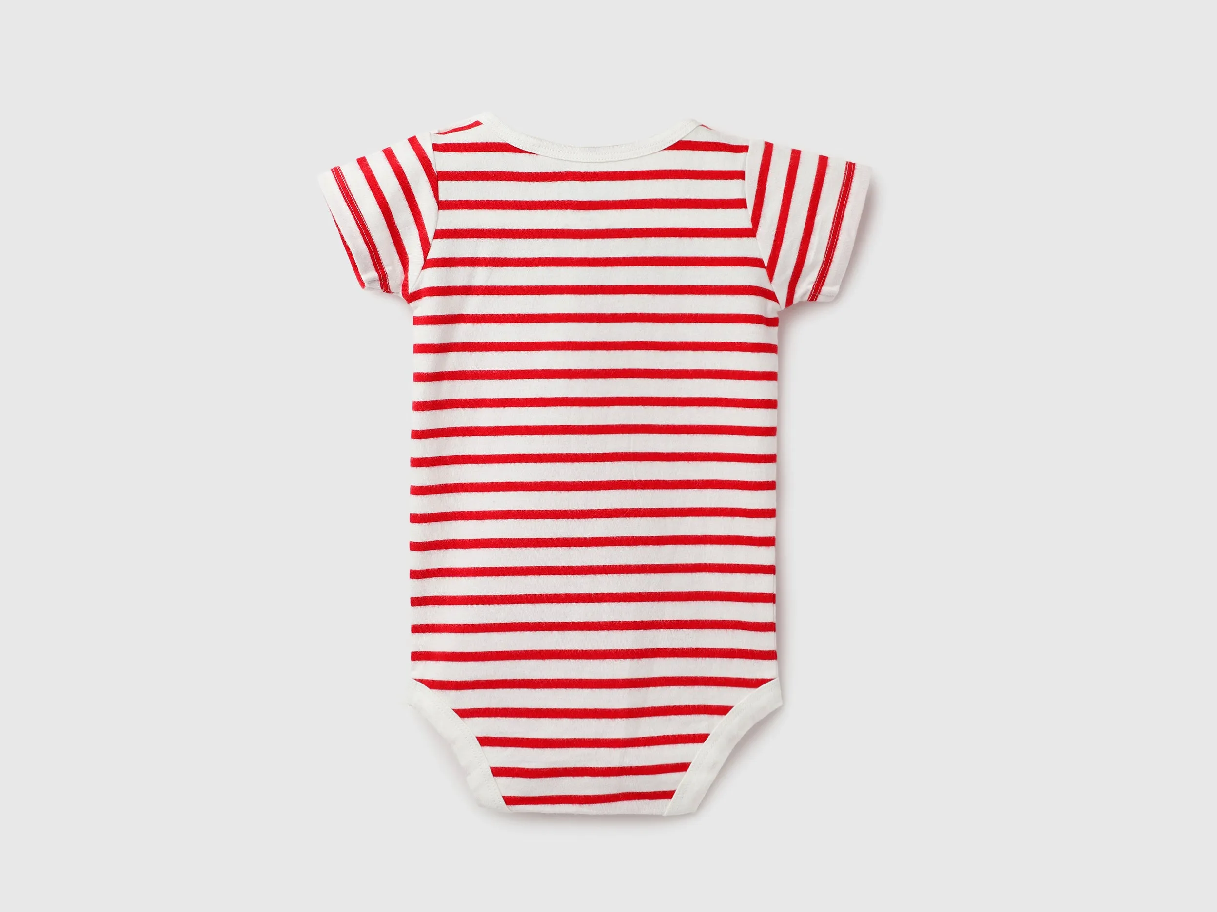 Pack of 2 100% Cotton Round Neck Short Sleeves Baby Rompers