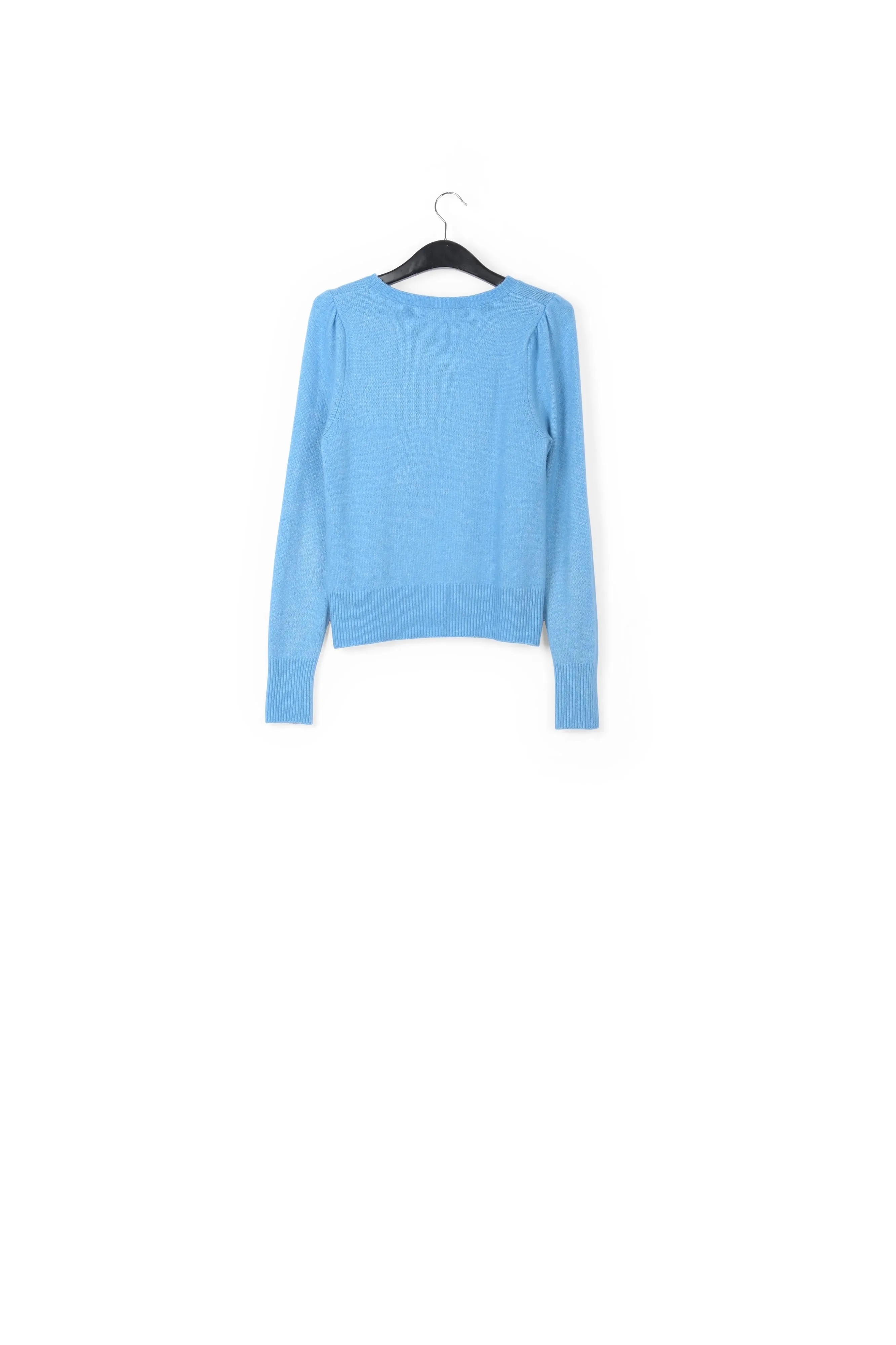 Padded shoulder sweater