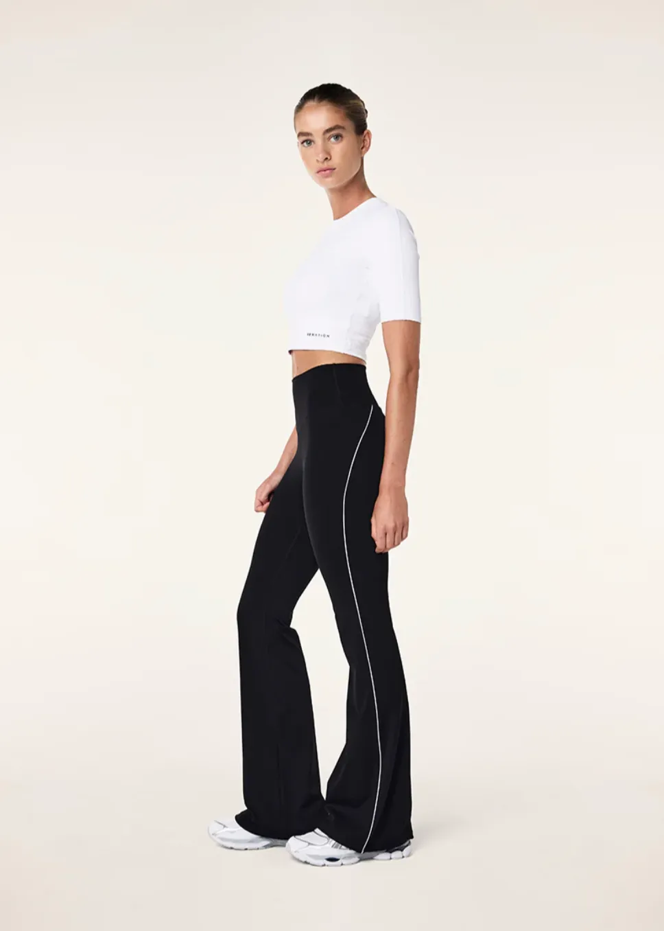 P.E NATION Preview Piping Leggings - Black