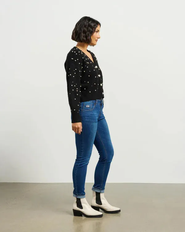 Pearl Cardi - Black