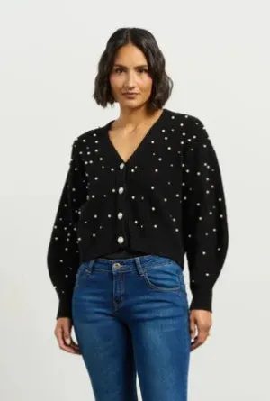 Pearl Cardi - Black