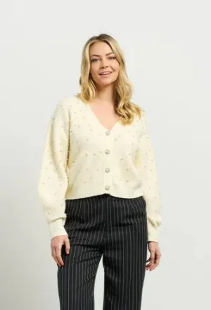 Pearl Cardi - Ivory