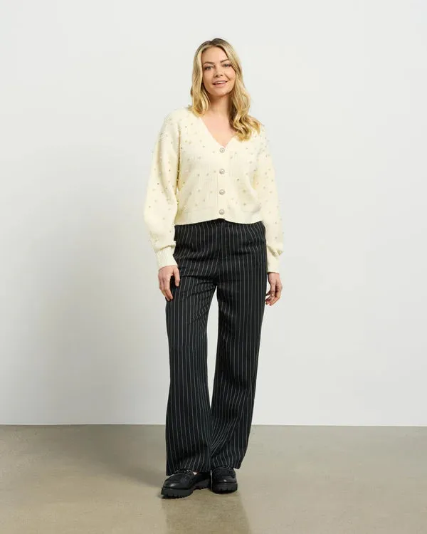 Pearl Cardi - Ivory