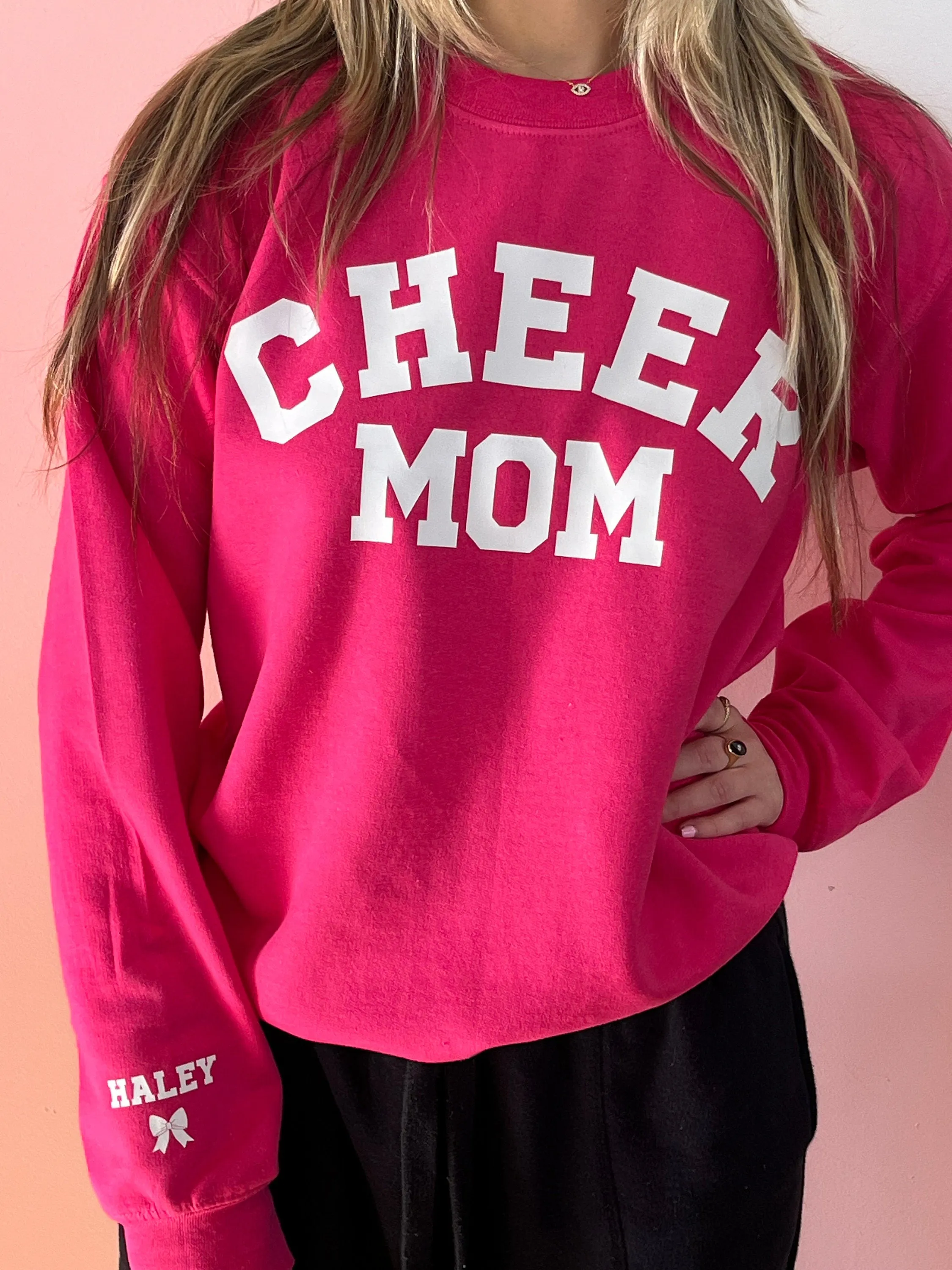 Personalized Cheer Mom Sweatshirt