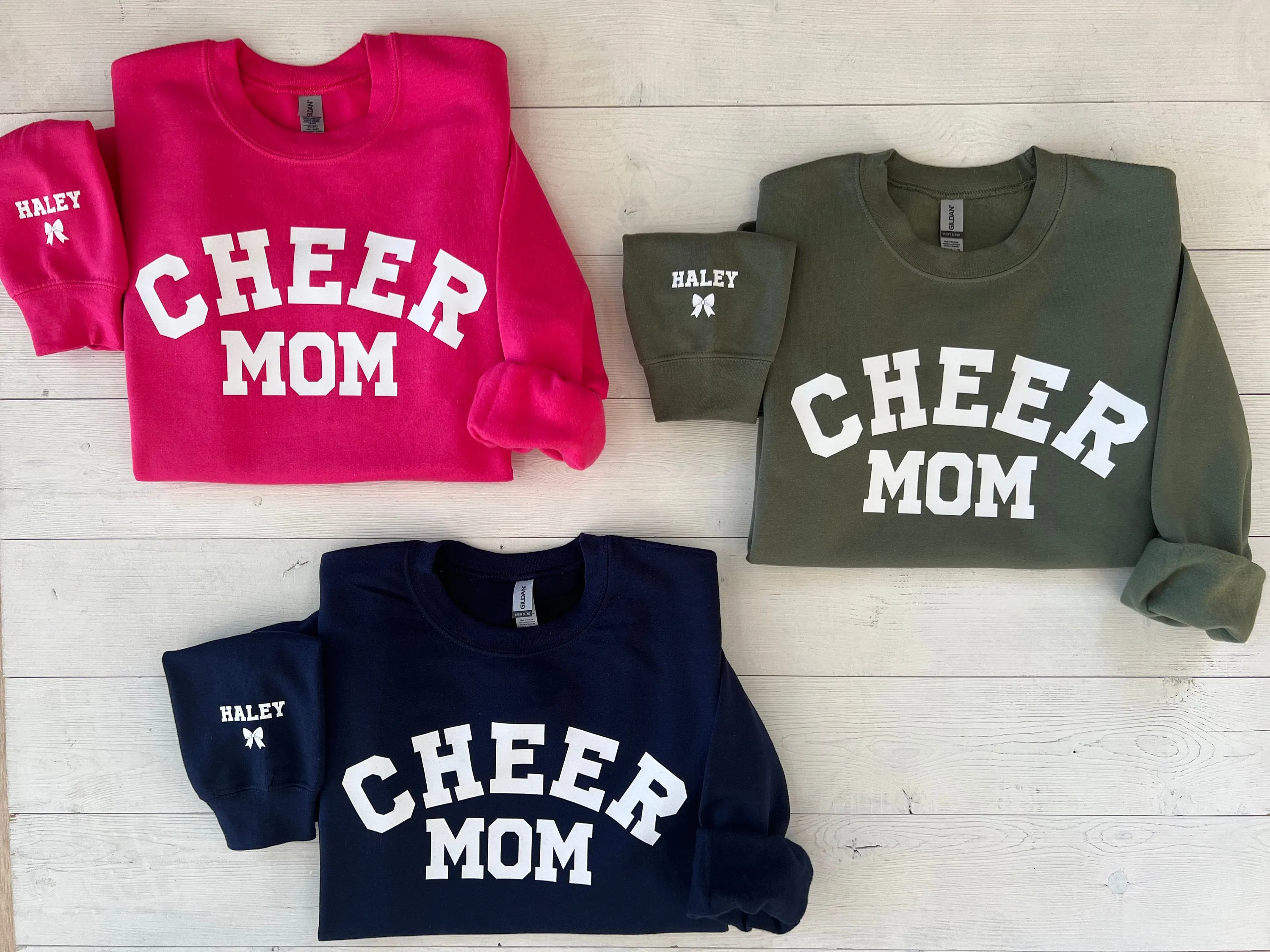 Personalized Cheer Mom Sweatshirt