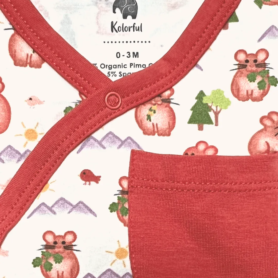 Pika Kimono Shorty | Organic Pima Cotton