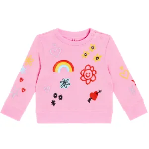 Pink Embroidered 'Daydreamer' Jumper