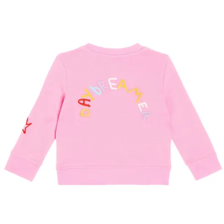 Pink Embroidered 'Daydreamer' Jumper