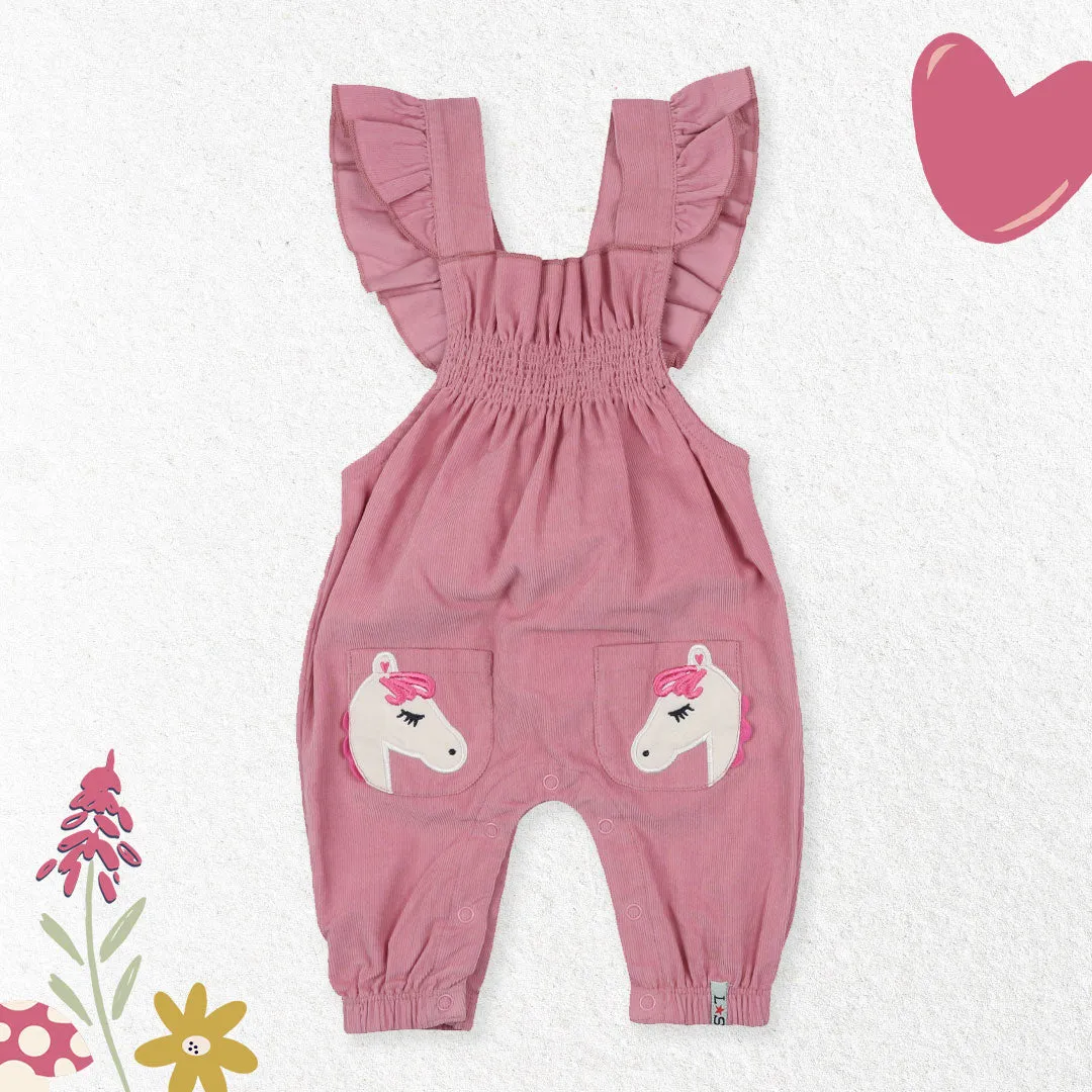 Pink Horse Applique Romper