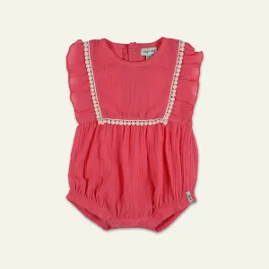 Pink Plain Romper