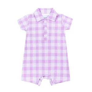 Poni Palaka Polo Bamboo Romper: 12-18M
