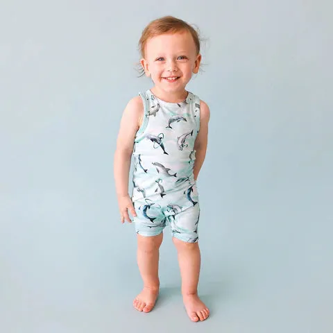 Posh Peanut Skipper Racerback Short Length Romper