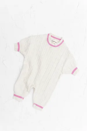 Prep Lounge Suit - Baby Pink