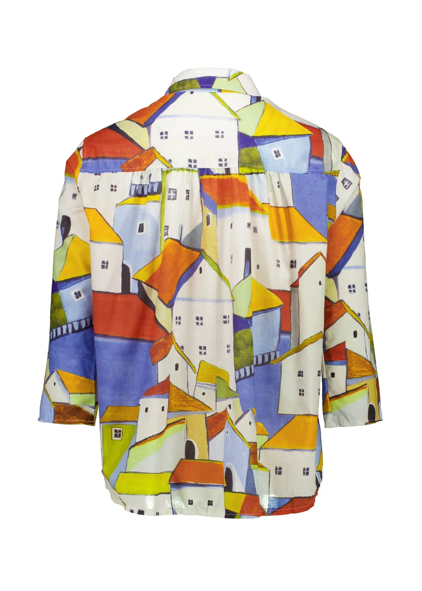 Pueblito Shirt Orange in Cotton