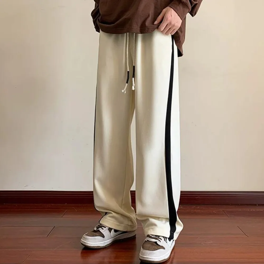 "American Striped Lettering Leggings" Sweatpants