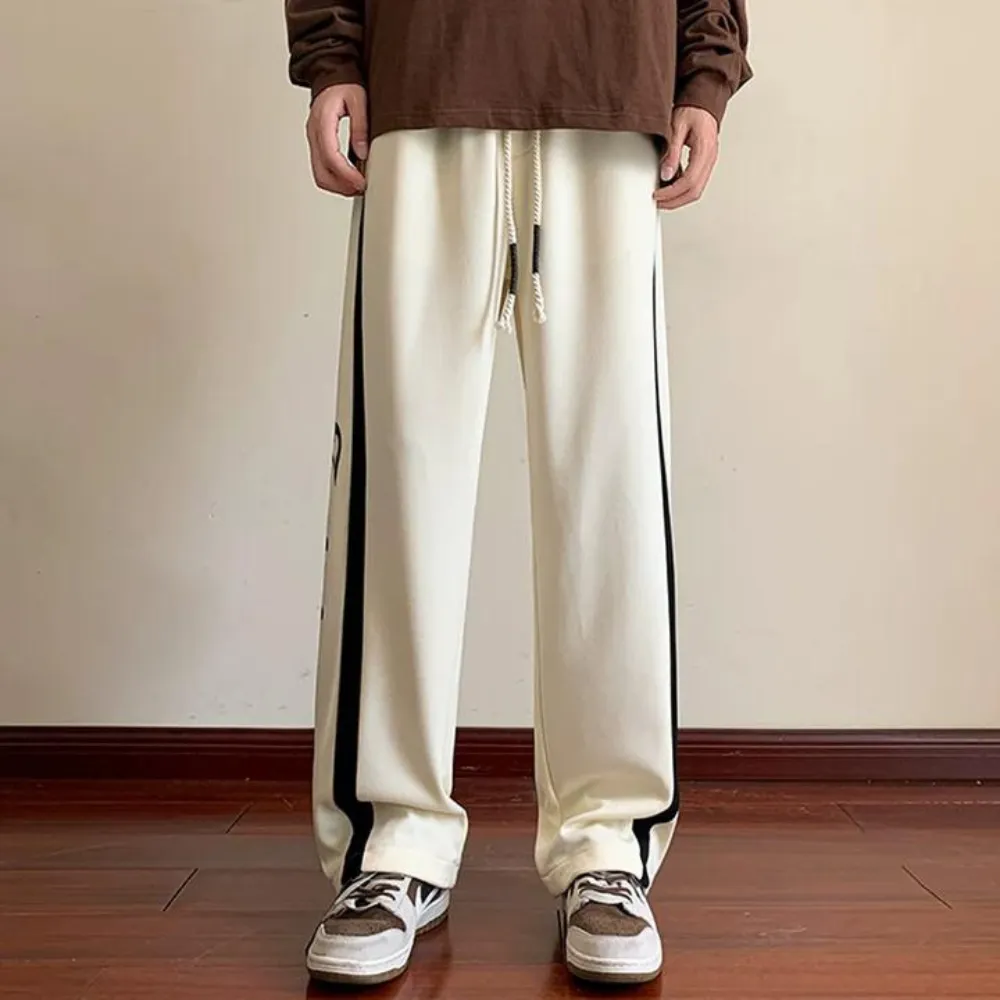 "American Striped Lettering Leggings" Sweatpants