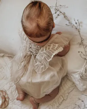 "Edie" Stone Fairy Wing Romper